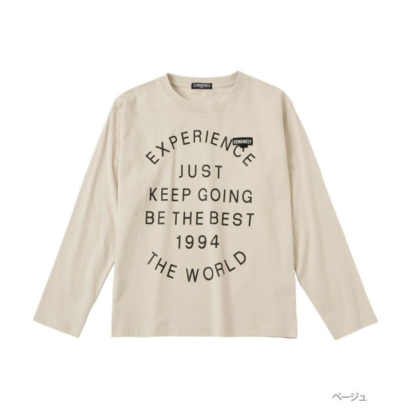 T-GRAPHICS  バックプリントロングスリーブTシャツ キッズ メール便 対応商品商品画像-3