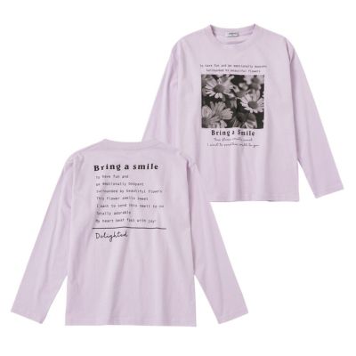 T-GRAPHICS  フォトプリントロングスリーブTシャツ キッズ ネコポス 対応商品