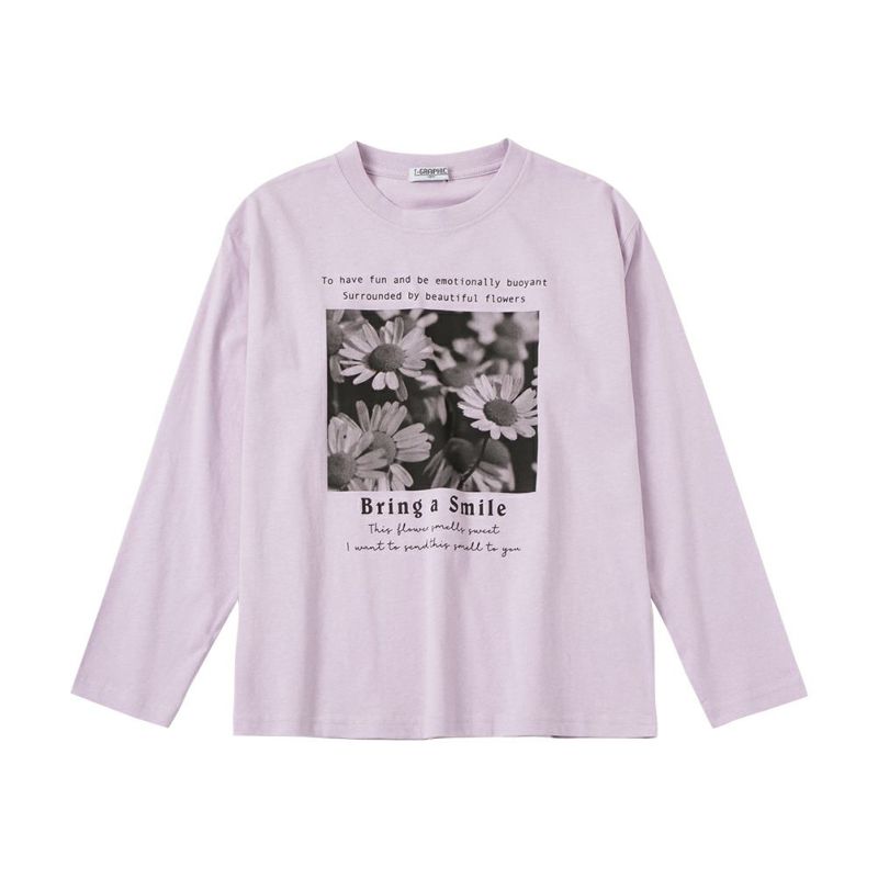 T-GRAPHICS  フォトプリントロングスリーブTシャツ キッズ メール便 対応商品商品画像-4