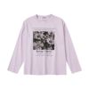 T-GRAPHICS フォトプリントロングスリーブTシャツ キッズ ネコポス 対応商品