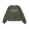 T-GRAPHICS 天竺裾切替ロングスリーブTシャツ キッズ ネコポス 対応商品