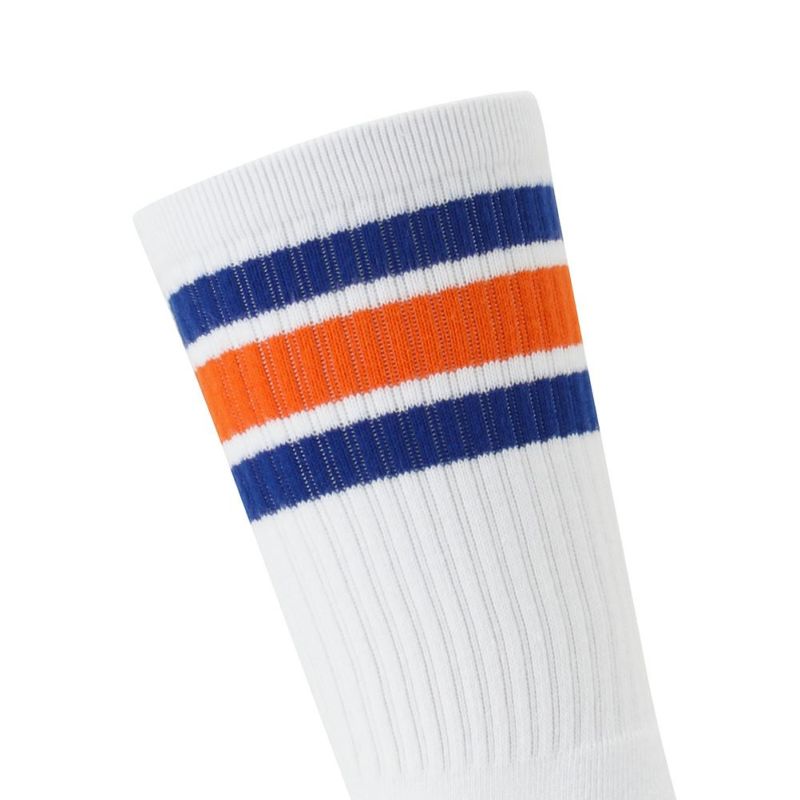 Healthknit  クルーソックス 配色ライン 2足組 メンズ商品画像-4