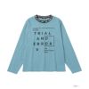 T-GRAPHICS ネックロゴロングスリーブTシャツ キッズ ネコポス 対応商品