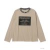 T-GRAPHICS ネックロゴロングスリーブTシャツ キッズ ネコポス 対応商品