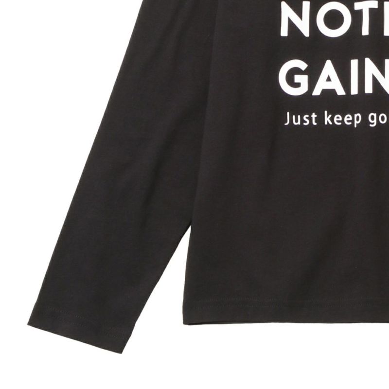 T-GRAPHICS ネックロゴロングスリーブTシャツ キッズ メール便 対応商品商品画像-5