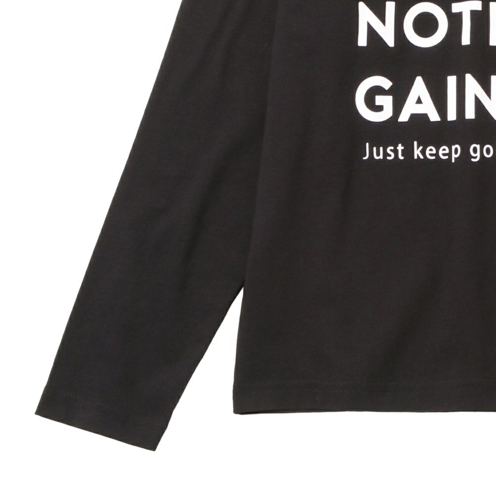 T-GRAPHICS ネックロゴロングスリーブTシャツ キッズ ネコポス 対応商品