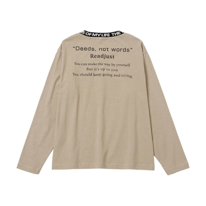 T-GRAPHICS  ネックロゴロングスリーブTシャツ キッズ メール便 対応商品商品画像-9