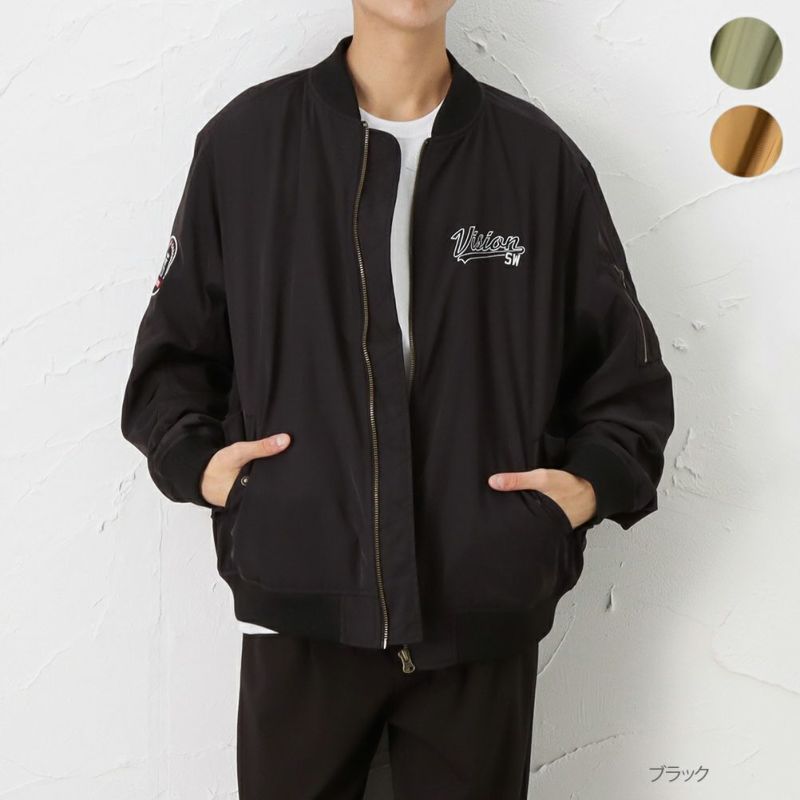 【オンラインストア限定】VISION STREET WEAR ワッペンビッグMA-1 メンズ商品画像-1