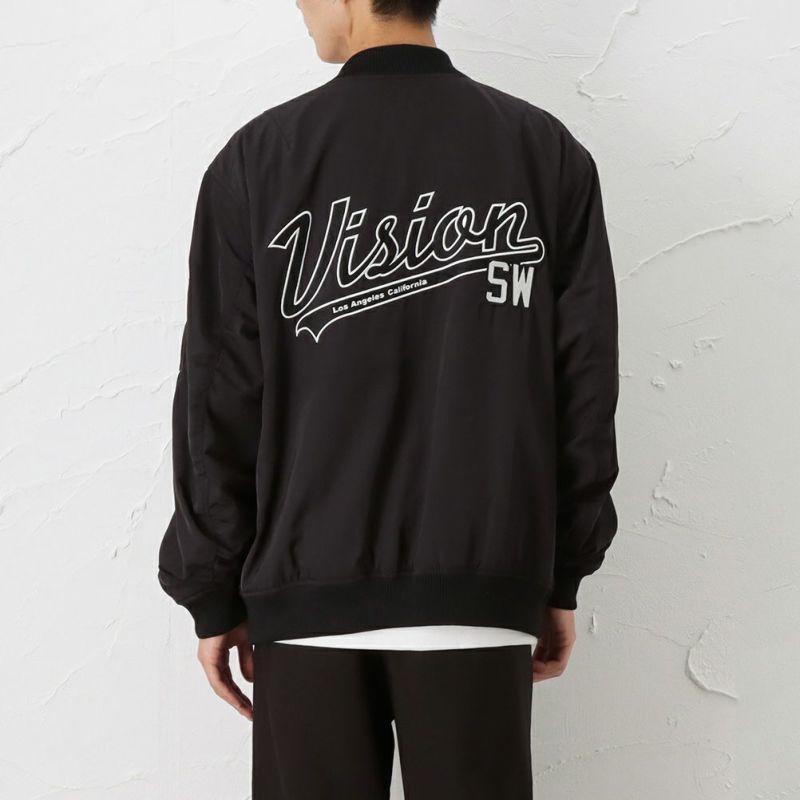 VISION STREET WEAR ワッペンビッグMA-1 メンズ