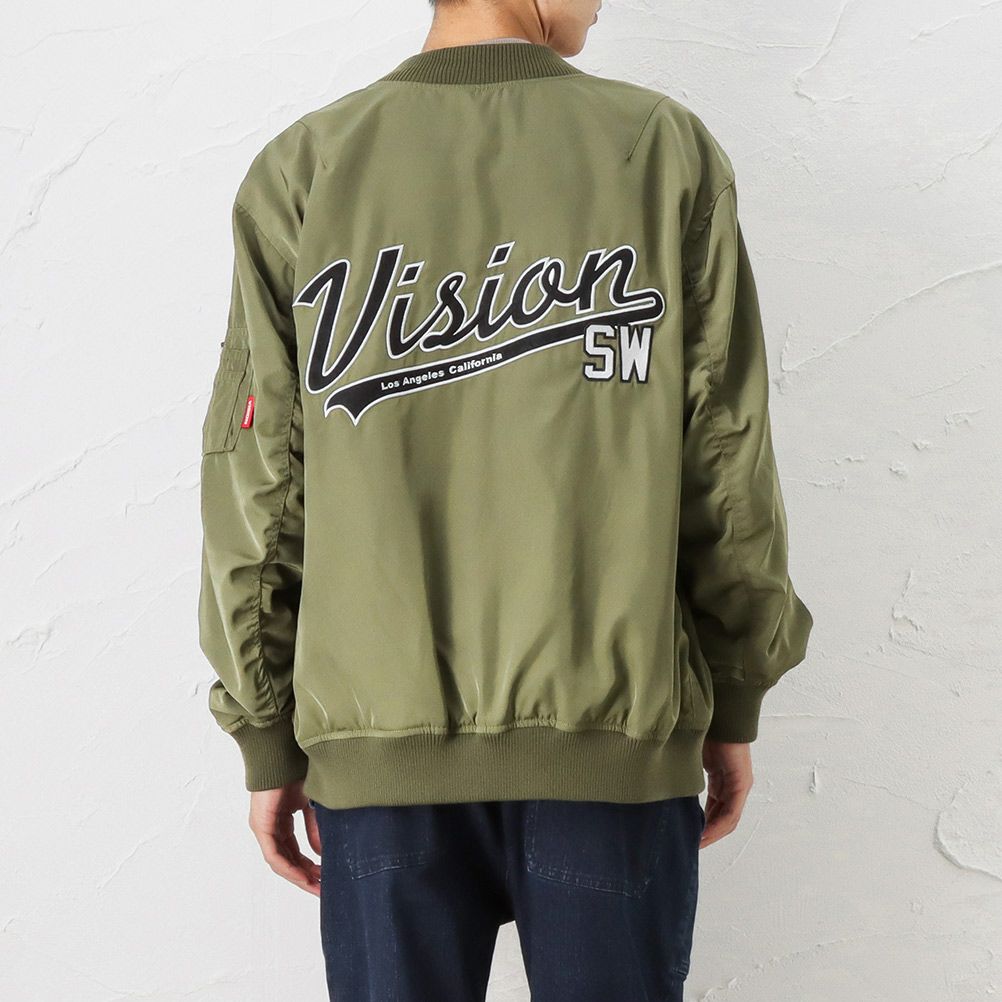 【オンラインストア限定】VISION STREET WEAR ワッペンビッグMA-1 メンズ商品サムネイル-9