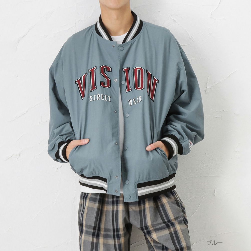 【オンラインストア限定】VISION STREET WEAR ナイロンワッペンスタジャン メンズ商品サムネイル-5