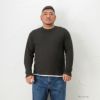 NAVY 畔フェイクレイヤードクルーTシャツ キングサイズ メンズ