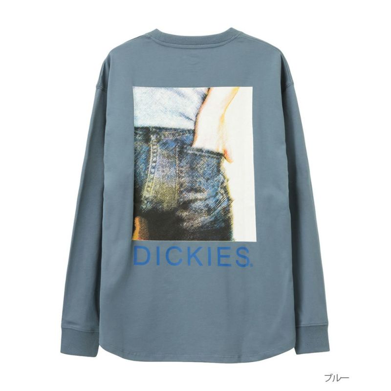Dickies バックプリントロングスリーブTシャツ メンズ