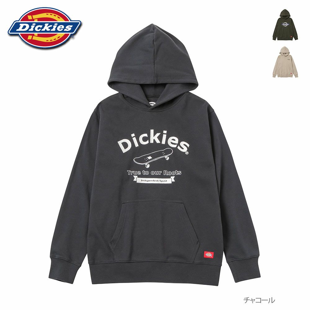 Dickies 裏毛プリントスウェットプルパーカー キッズ