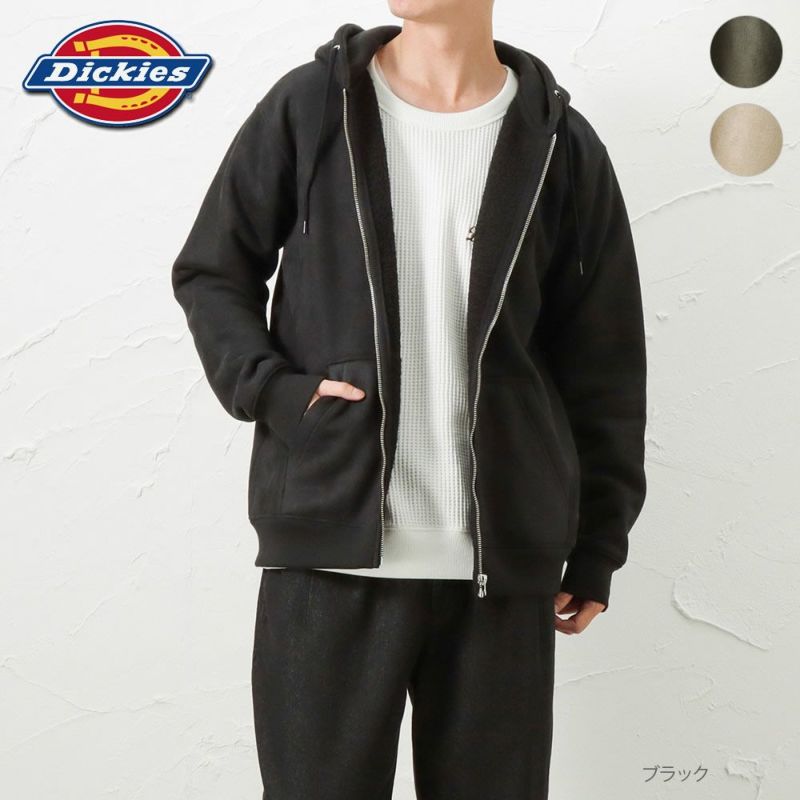 Dickies 裏ボアジップパーカー メンズ