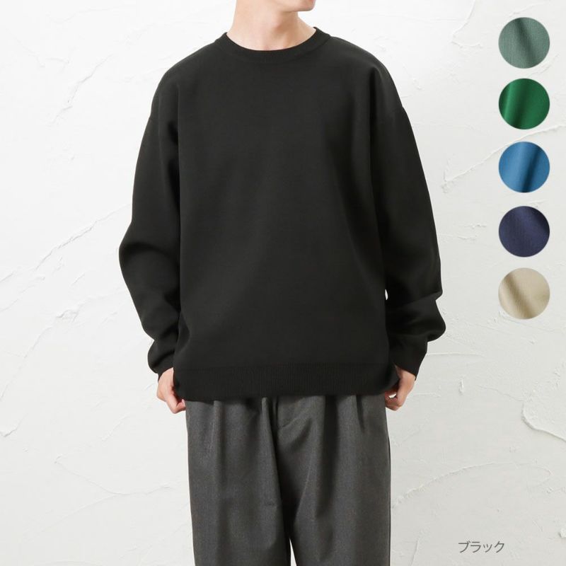 URBAN COLLECTION 軽量ニットクループルオーバー メンズ