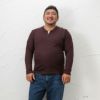 MOSSIMO ストライプレイヤードTシャツ キングサイズ メンズ