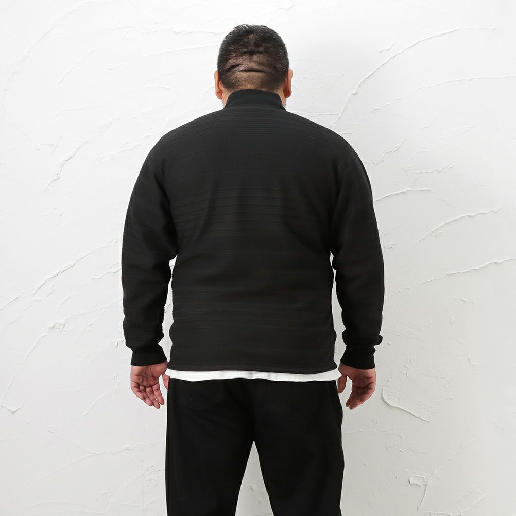 MOSSIMO タックボーダーリブブルゾン キングサイズ メンズ