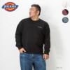 Dickies 裏毛プリントクルートレーナー キングサイズ メンズ