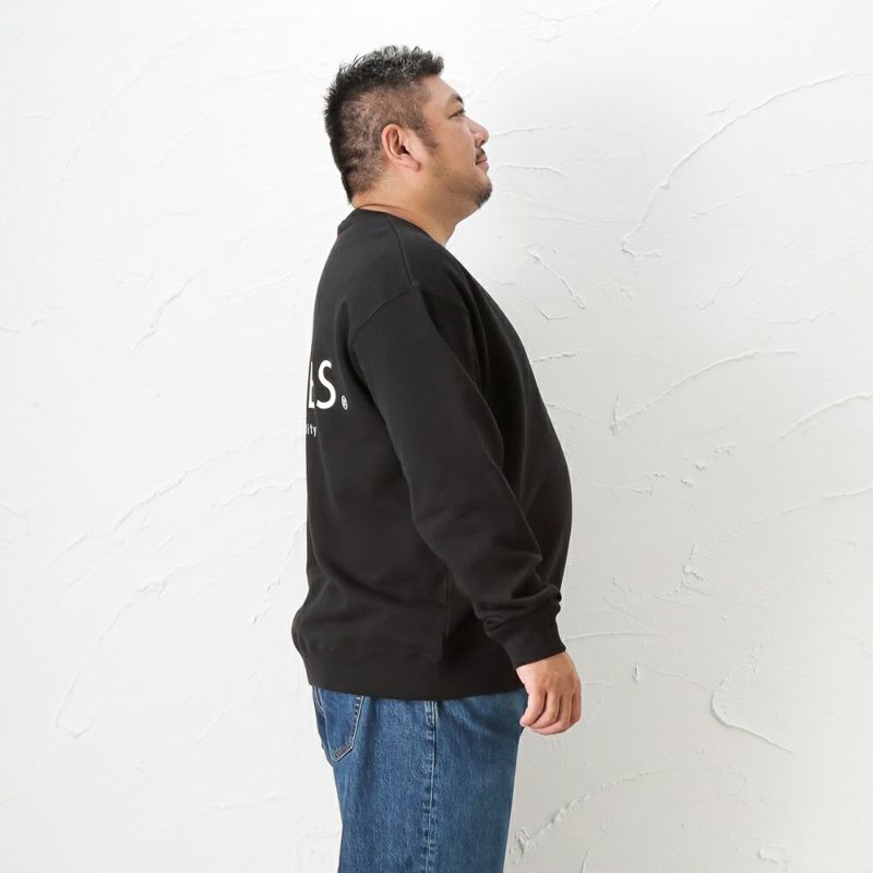 Dickies 裏毛プリントクルートレーナー キングサイズ メンズ