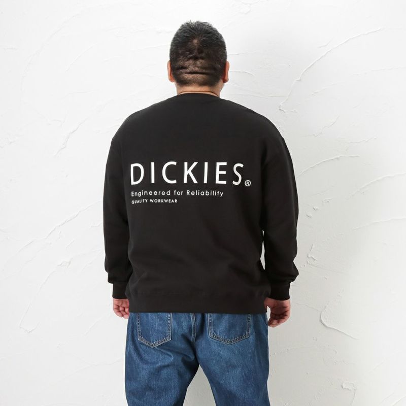 Dickies 裏毛プリントクルートレーナー キングサイズ メンズ