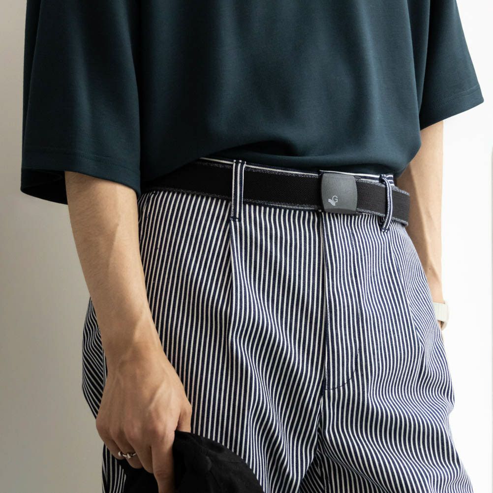 GEVAERT 無地ストレッチGIベルト メンズ