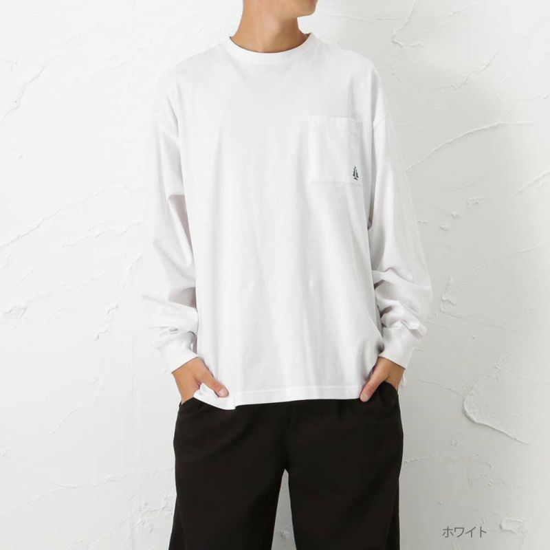 【オンラインストア限定】WOODS ワンポイント刺繍ロングスリーブポケットTシャツ メンズ メール便 対応商品商品画像-2
