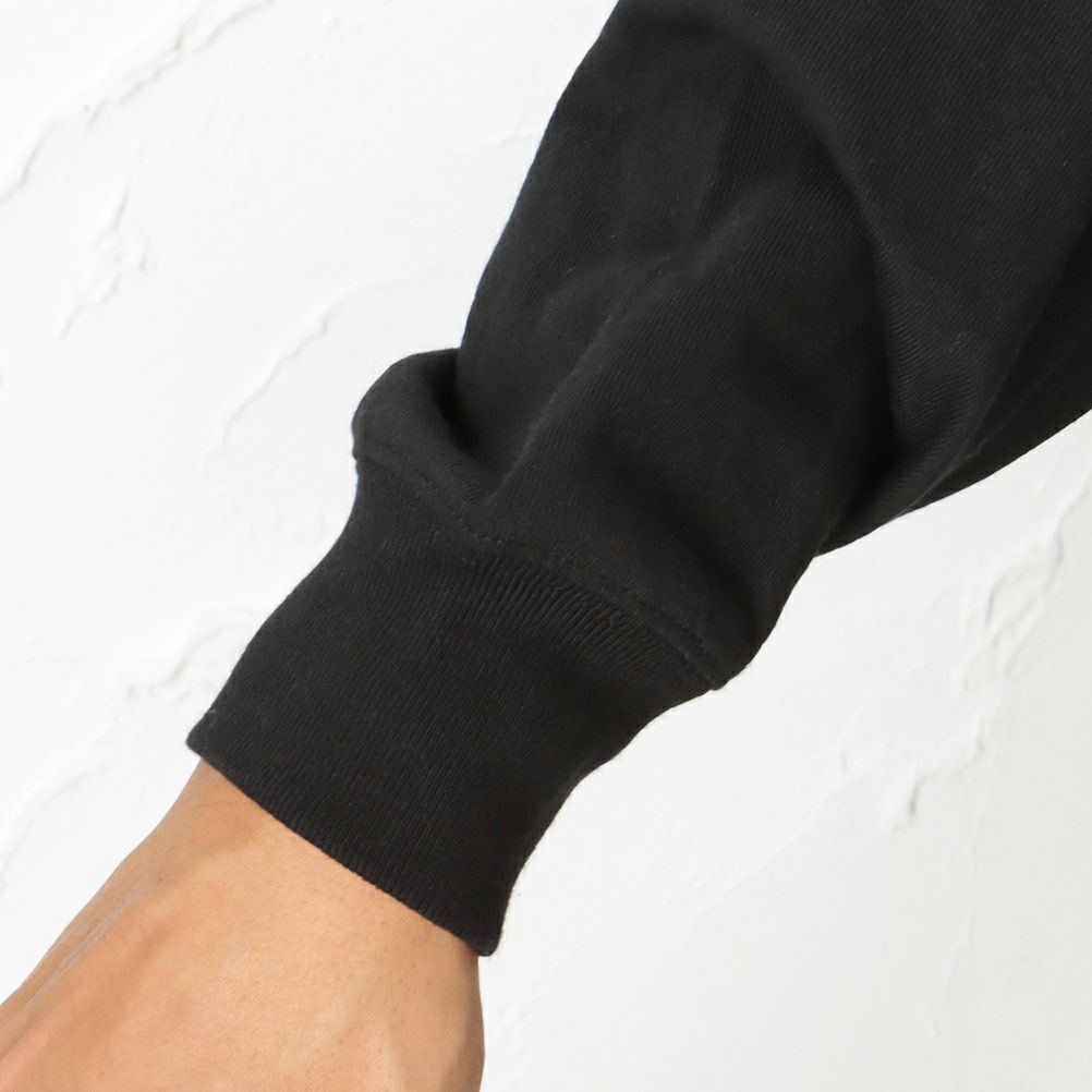 WOODS ワンポイント刺繍ロングスリーブポケットTシャツ メンズ ネコポス 対応商品