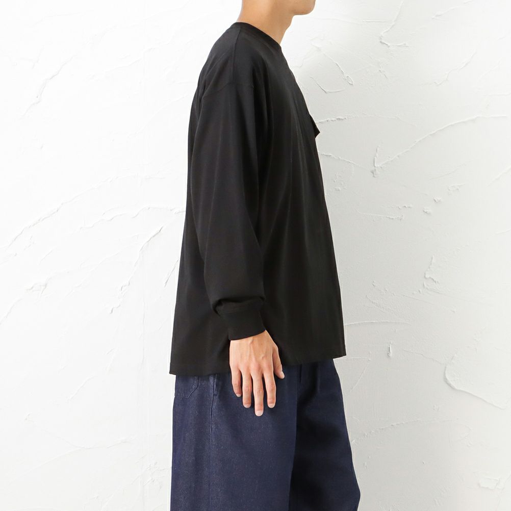 WOODS 異素材ポケットロングスリーブTシャツ メンズ ネコポス 対応商品