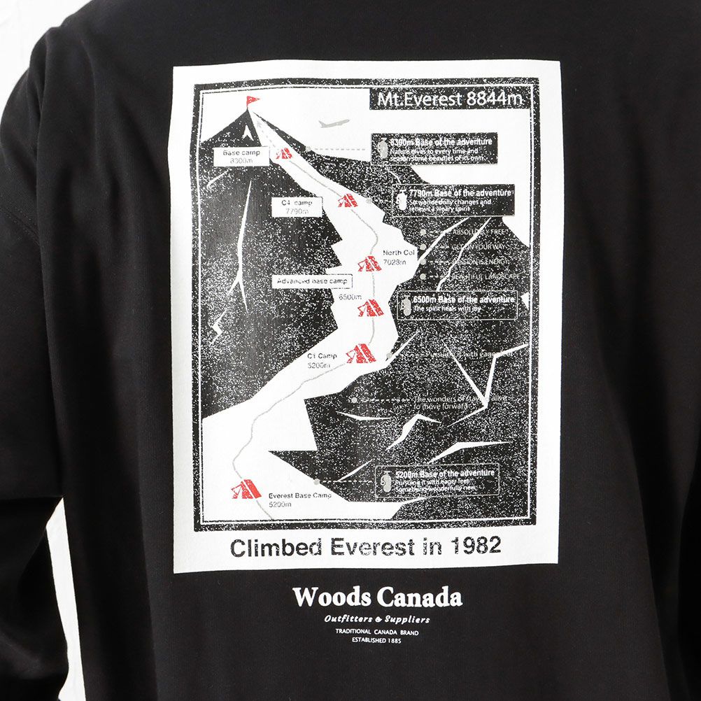 WOODS 異素材ポケットロングスリーブTシャツ メンズ メール便 対応商品商品サムネイル-16