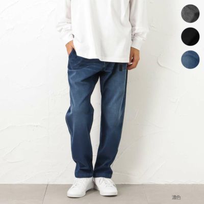 NAVY RUN DENIM ワッフルジョガーパンツ メンズ