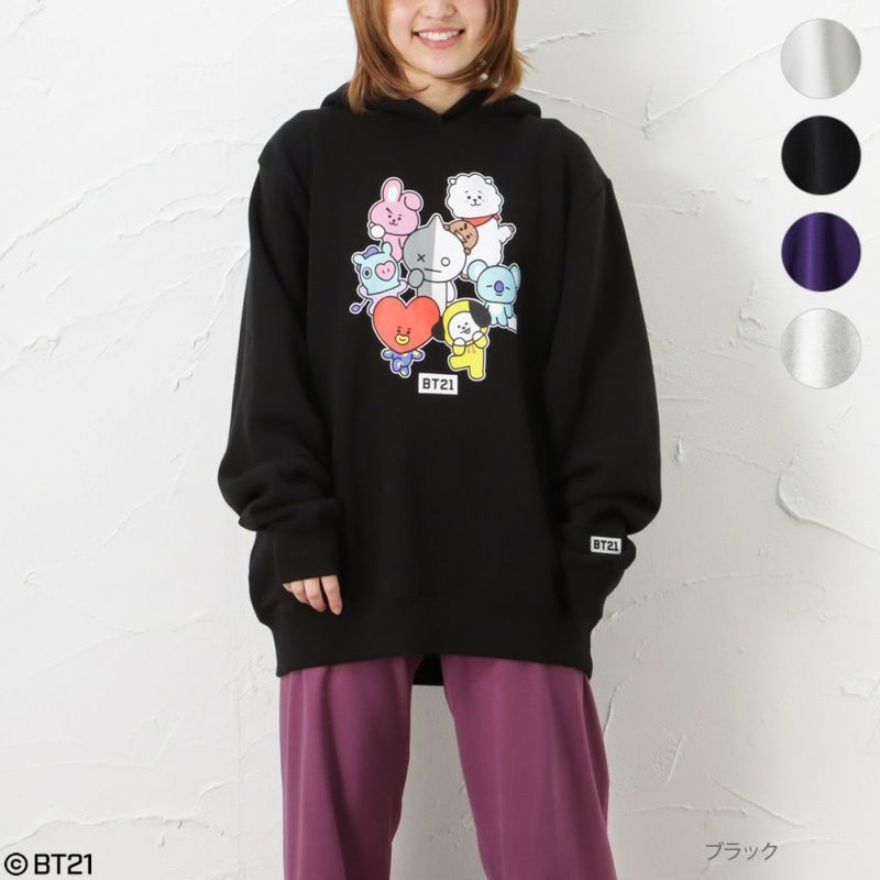 BT21 プルパーカー レディース商品画像-1