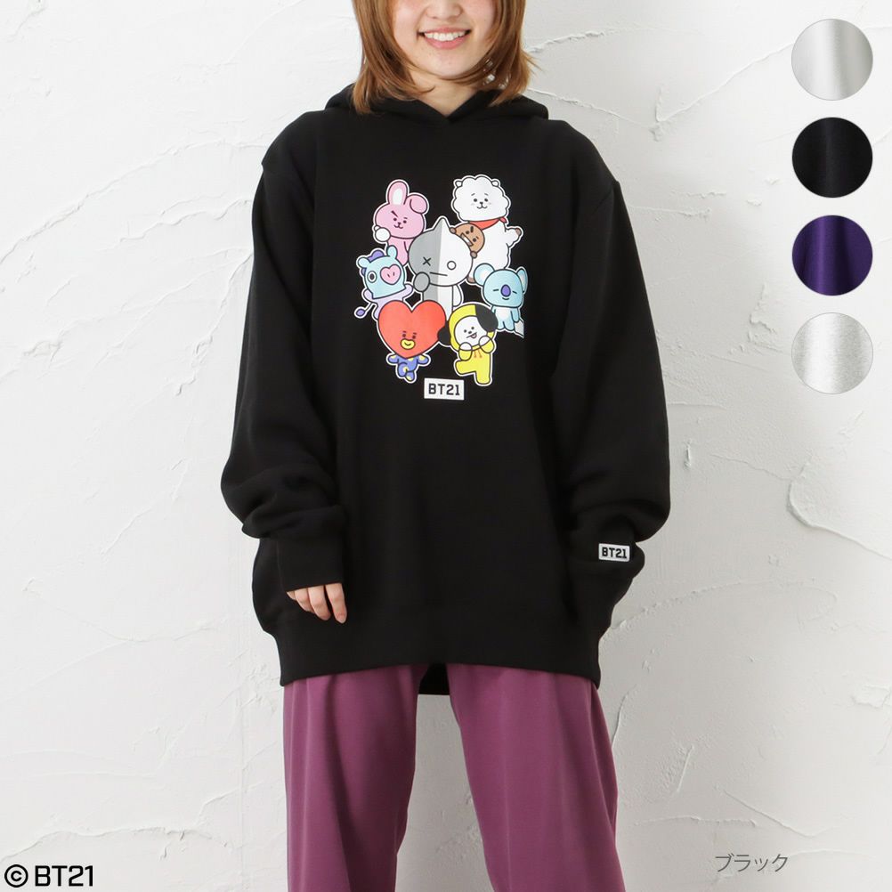 BT21 プルパーカー レディース商品サムネイル-1