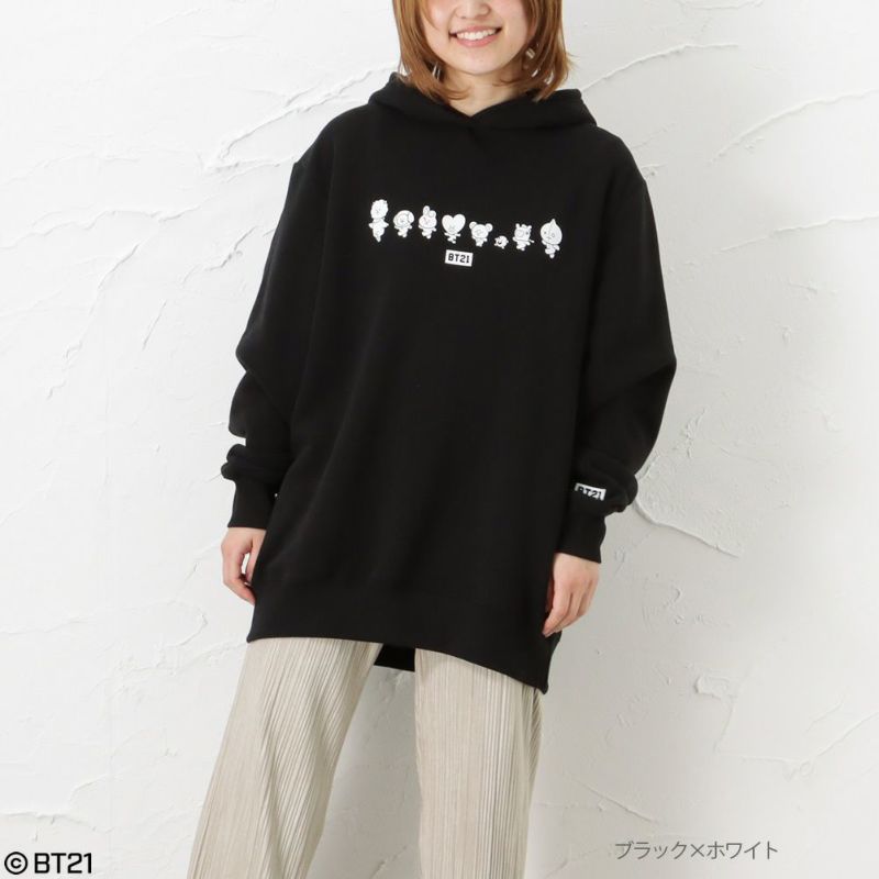 BT21 プルパーカー レディース商品画像-3