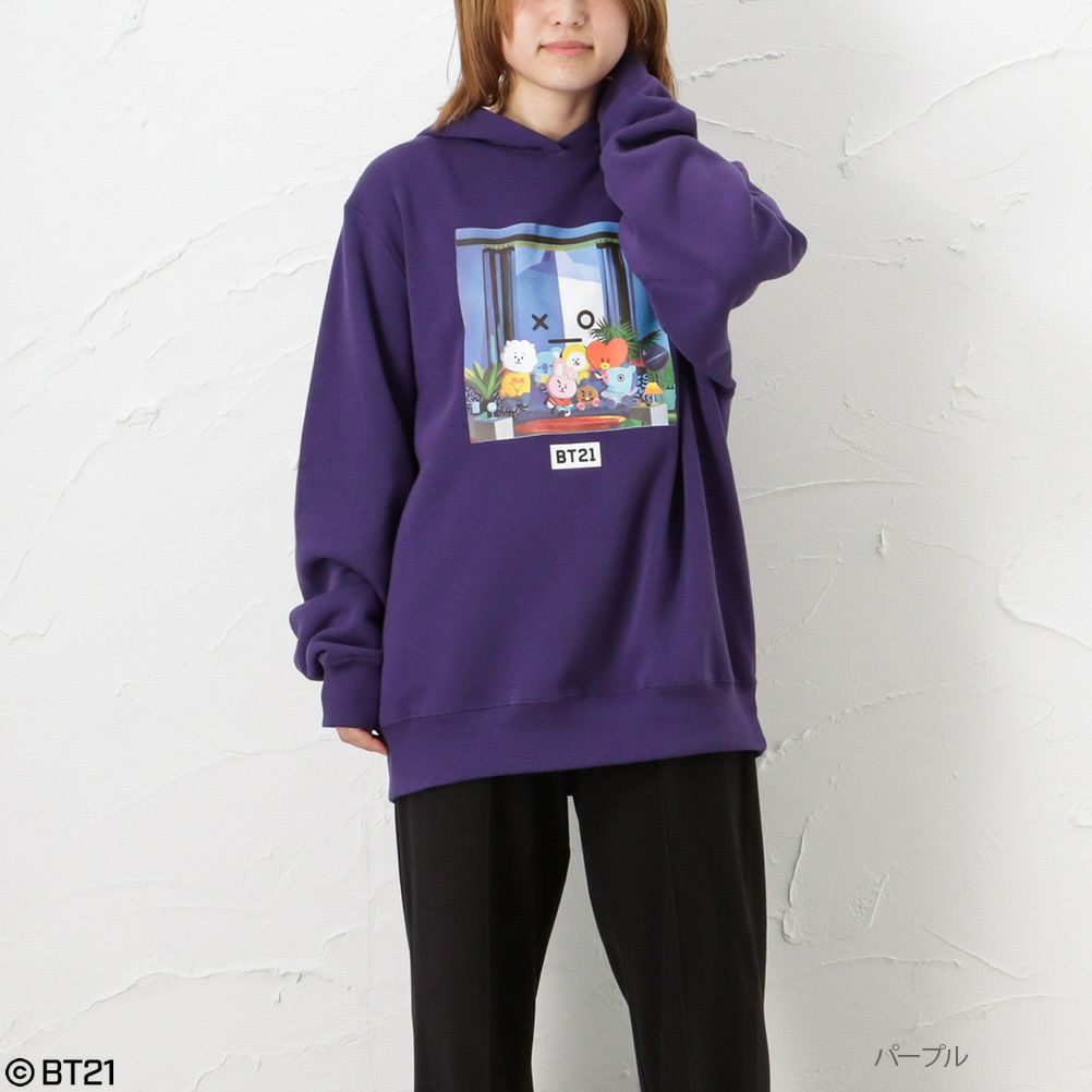 BT21 プルパーカー レディース商品サムネイル-4