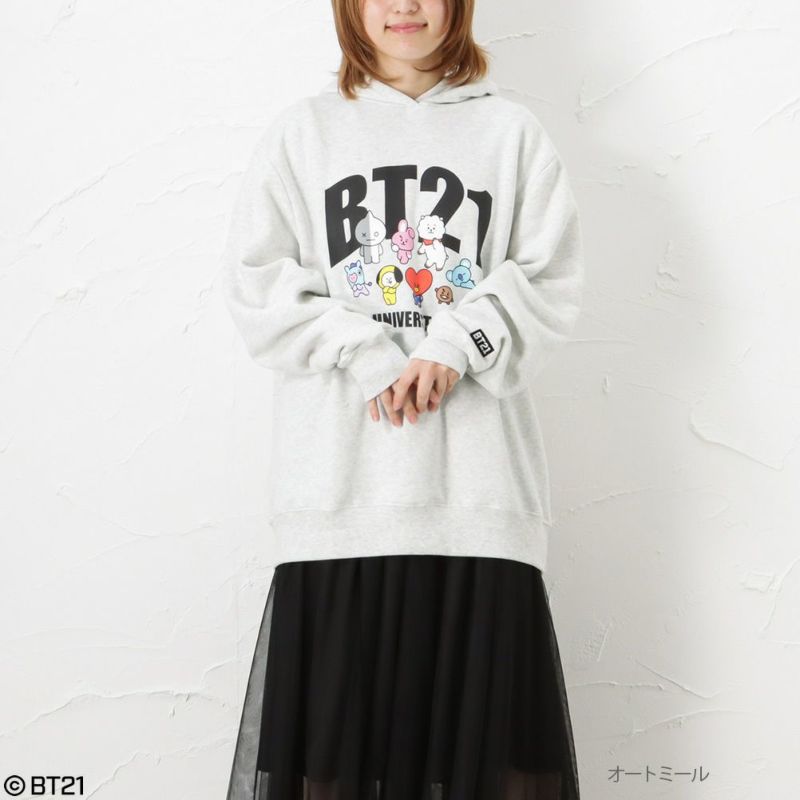 BT21 プルパーカー レディース商品画像-5