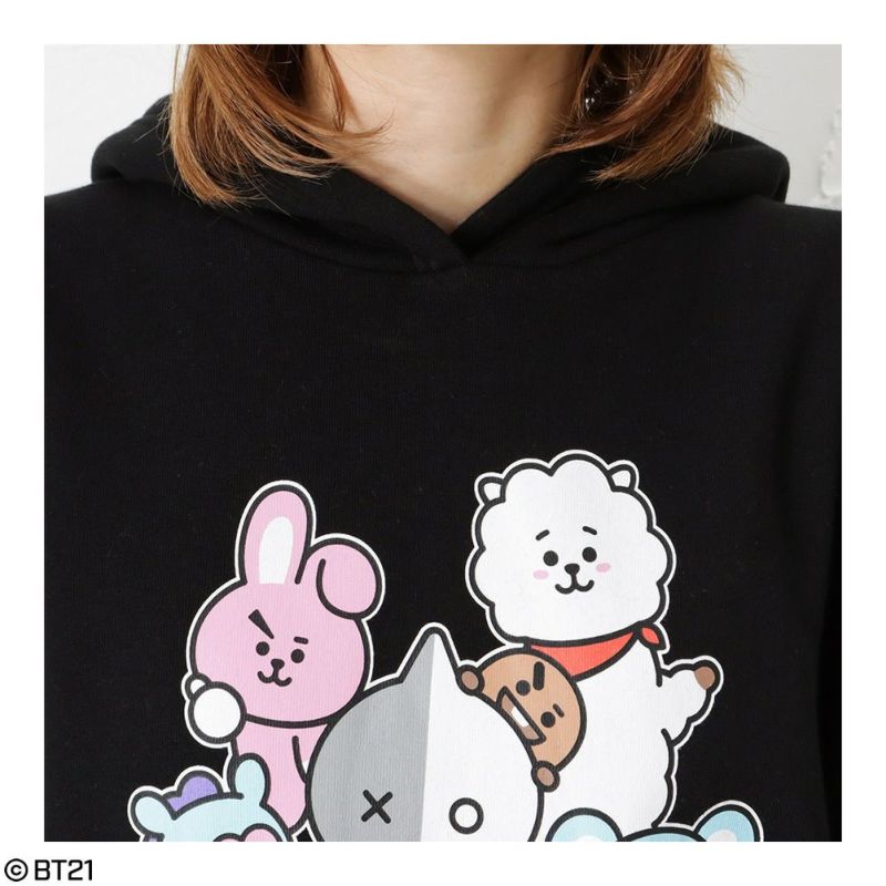 BT21 プルパーカー レディース商品画像-8