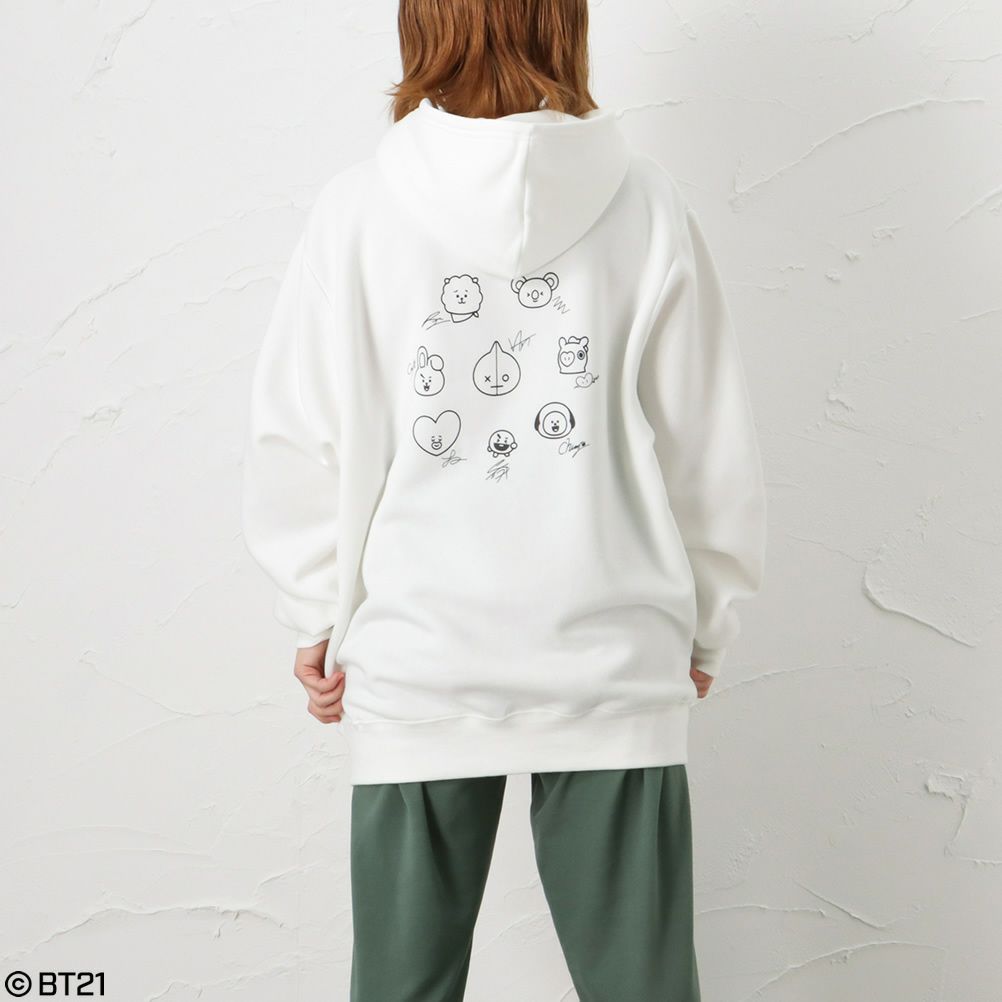 Bt21 プルパーカー レディース