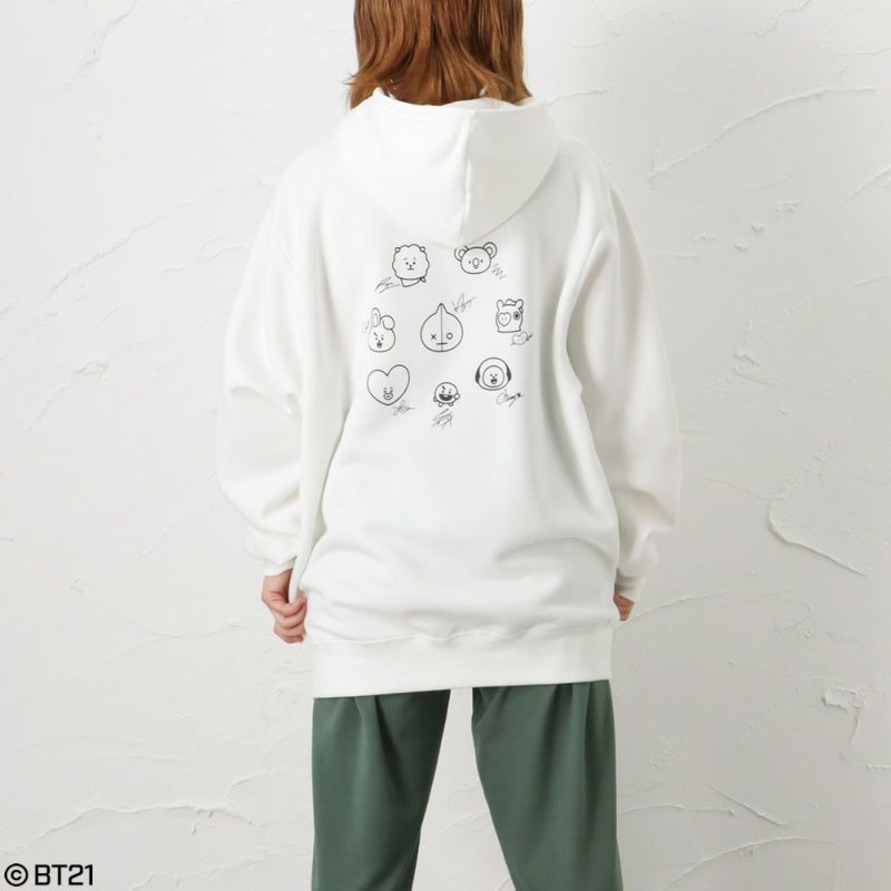 BT21 プルパーカー レディース商品画像-9