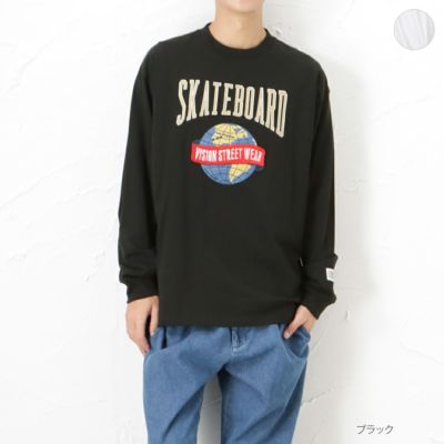 VISION STREET WEAR 恐竜ポケロングスリーブTシャツ メンズ VISION STREET WEAR 恐竜ポケロングスリーブTシャツ メンズ
