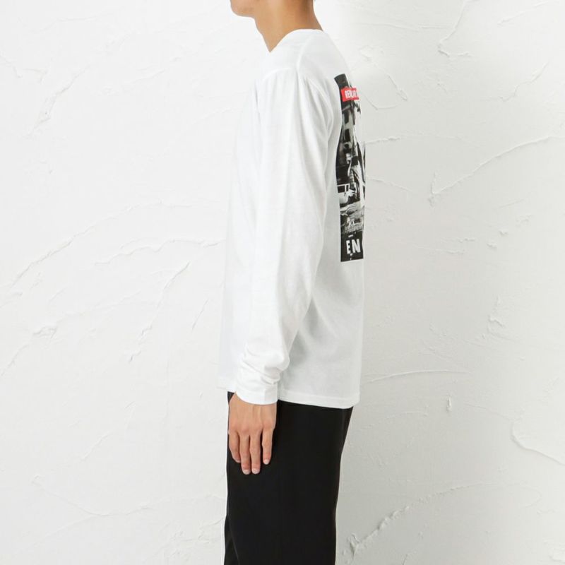 T Graphics ストリートプリントロングスリーブtシャツ メンズ T Graphics ストリートプリントロングスリーブtシャツ メンズ