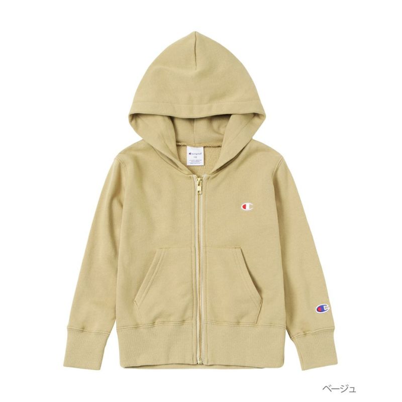 Champion ベーシックジップフーデッドスウェットシャツ キッズ