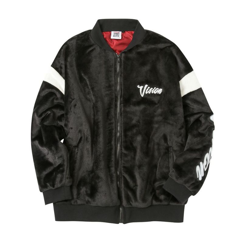 【オンラインストア限定】VISION STREET WEAR 袖ワッペンファーブルゾン メンズ商品画像-2