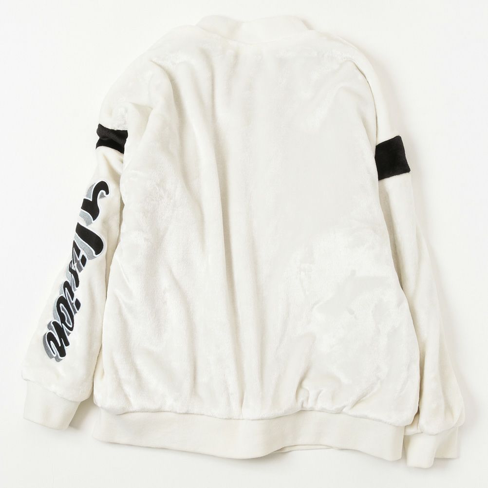 VISION STREET WEAR 袖ワッペンファーブルゾン メンズ