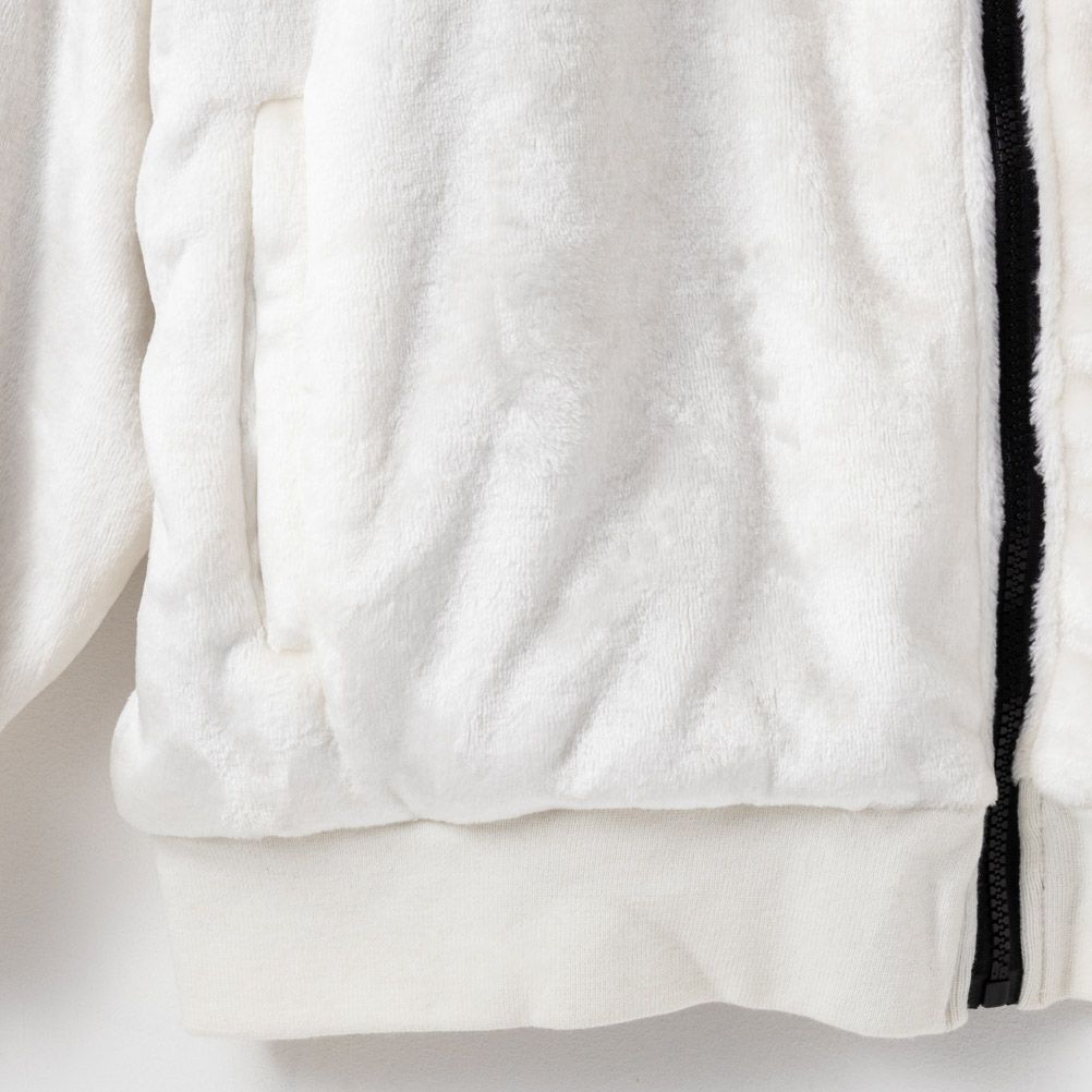 VISION STREET WEAR 袖ワッペンファーブルゾン メンズ