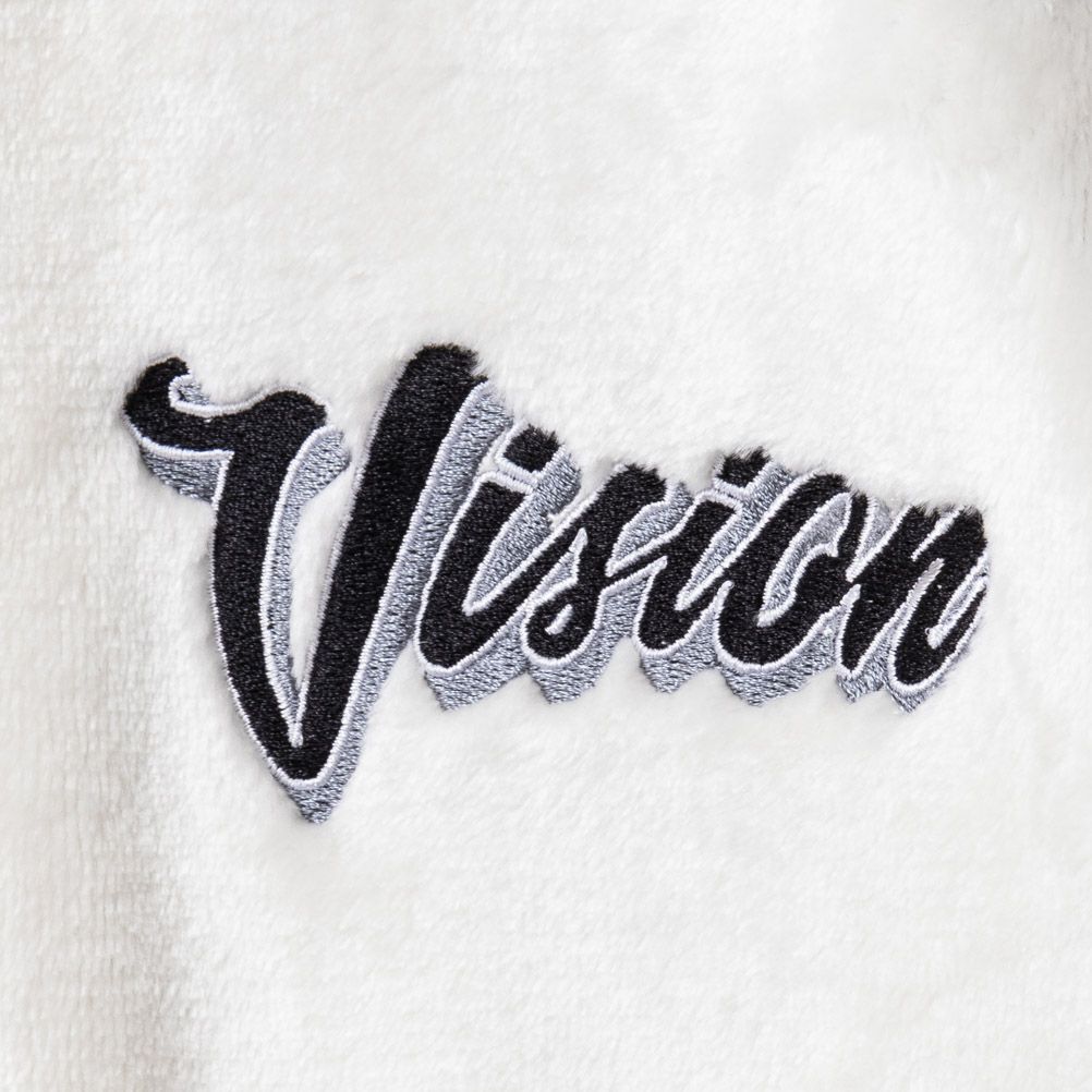 VISION STREET WEAR 袖ワッペンファーブルゾン メンズ