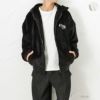 VISION STREET WEAR ファーフードブルゾン メンズ