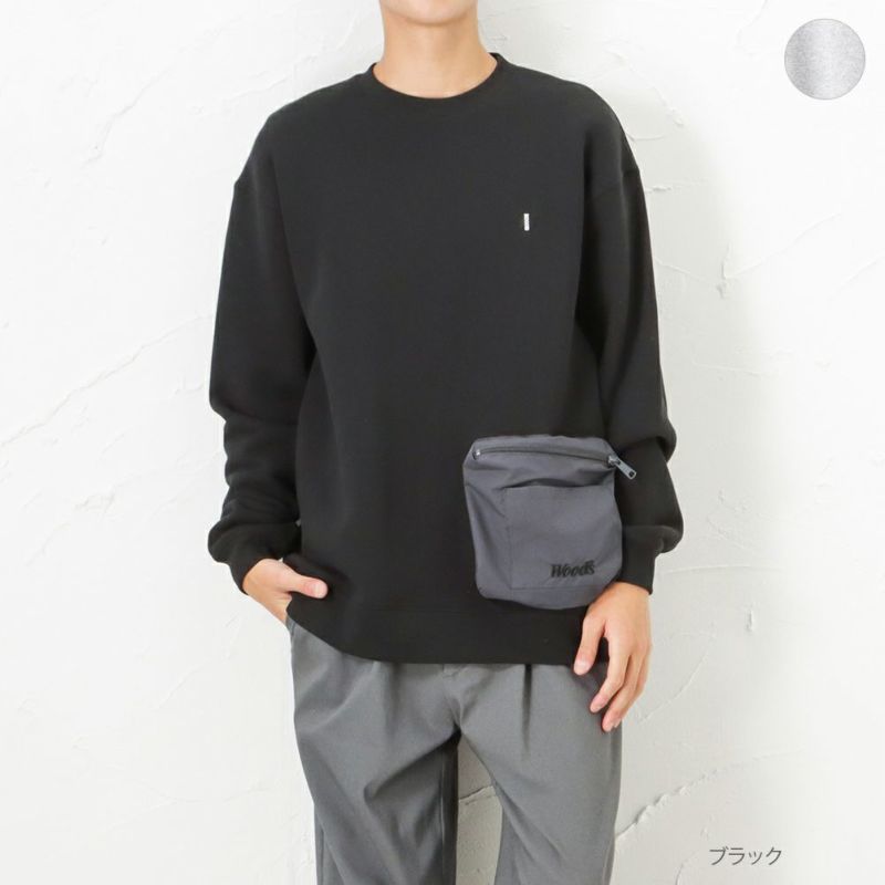 【オンラインストア限定】WOODS 異素材ポケットトレーナー メンズ商品画像-1