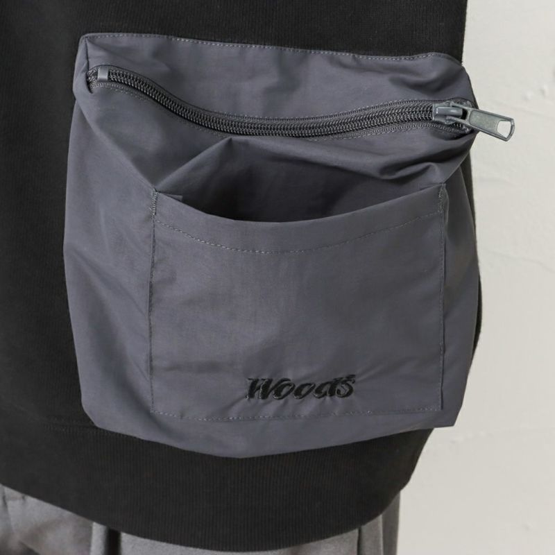 【オンラインストア限定】WOODS 異素材ポケットトレーナー メンズ商品画像-12