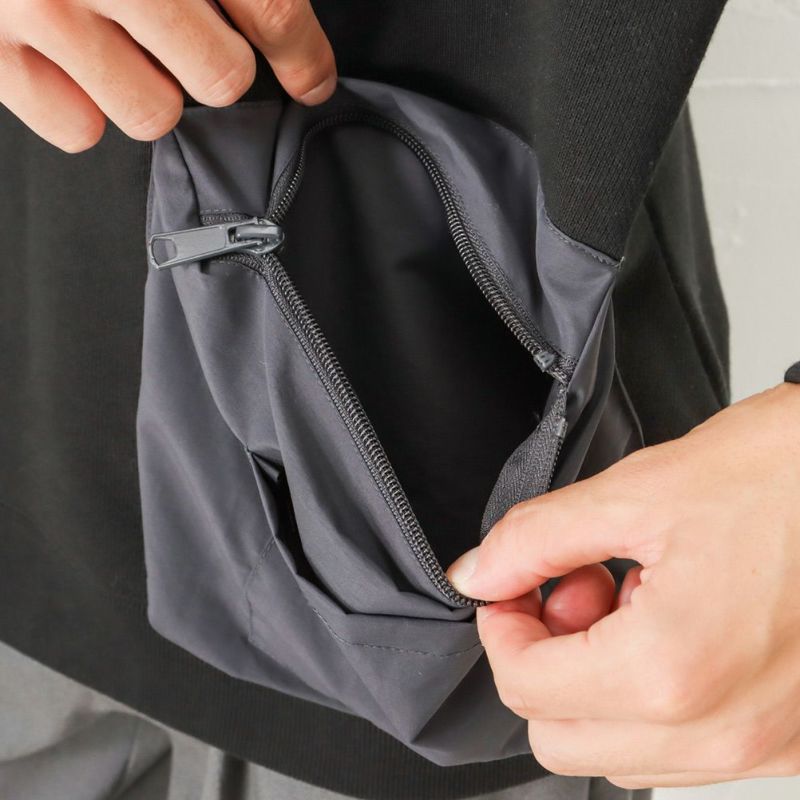 【オンラインストア限定】WOODS 異素材ポケットトレーナー メンズ商品画像-13